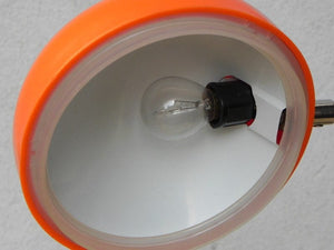 I Like Mike's Mid-Century Modern lighting Orange & Black Sonneman TAK Desk Lamp (Two Available)