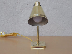 I Like Mike's Mid Century Modern lighting Petite Chase Brass Polished Petite Desk Lamp