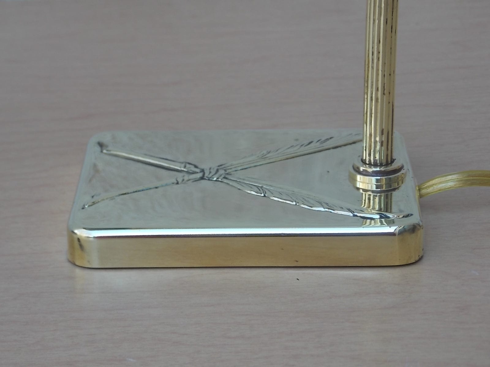 I Like Mike's Mid Century Modern lighting Petite Chase Brass Polished Petite Desk Lamp