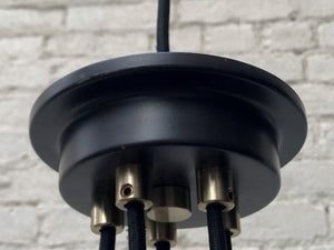 I Like Mike's Mid Century Modern lighting Quoizel Modern Industrial Black Iron 5-Light Chandelier-Contemporary Hanging Fixture Light
