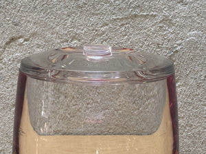 I Like Mike's Mid Century Modern Modern Acrylic Pink Hued Ice Bucket