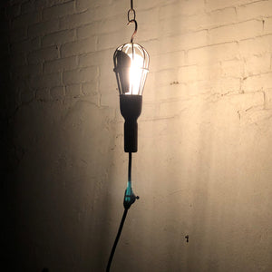 I Like Mike's Mid Century Modern pendant light Antique Hanging Trouble Light, Industrial Chic Work Light