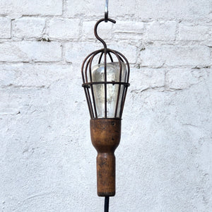 I Like Mike's Mid Century Modern pendant light Antique Hanging Trouble Light, Industrial Chic Work Light