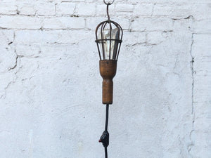 I Like Mike's Mid Century Modern pendant light Antique Hanging Trouble Light, Industrial Chic Work Light