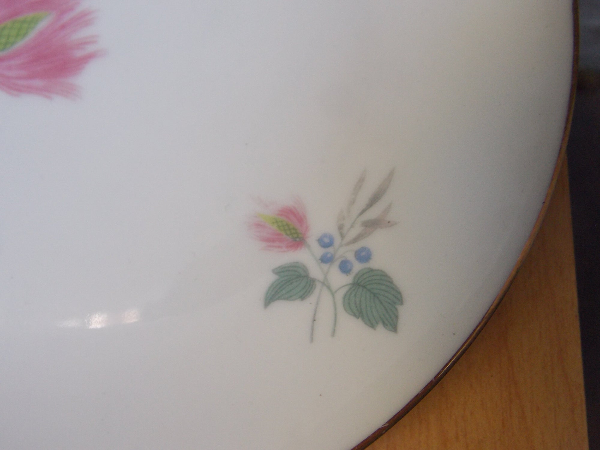 I Like Mike's Mid Century Modern Plates Mid Century Floral Dessert Plates, West Germany, Set of 12