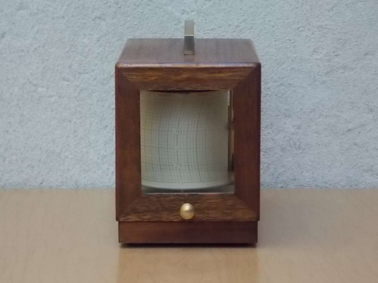Restored French Maxant Recording Barometer Barograph in Wooden Case - I ...