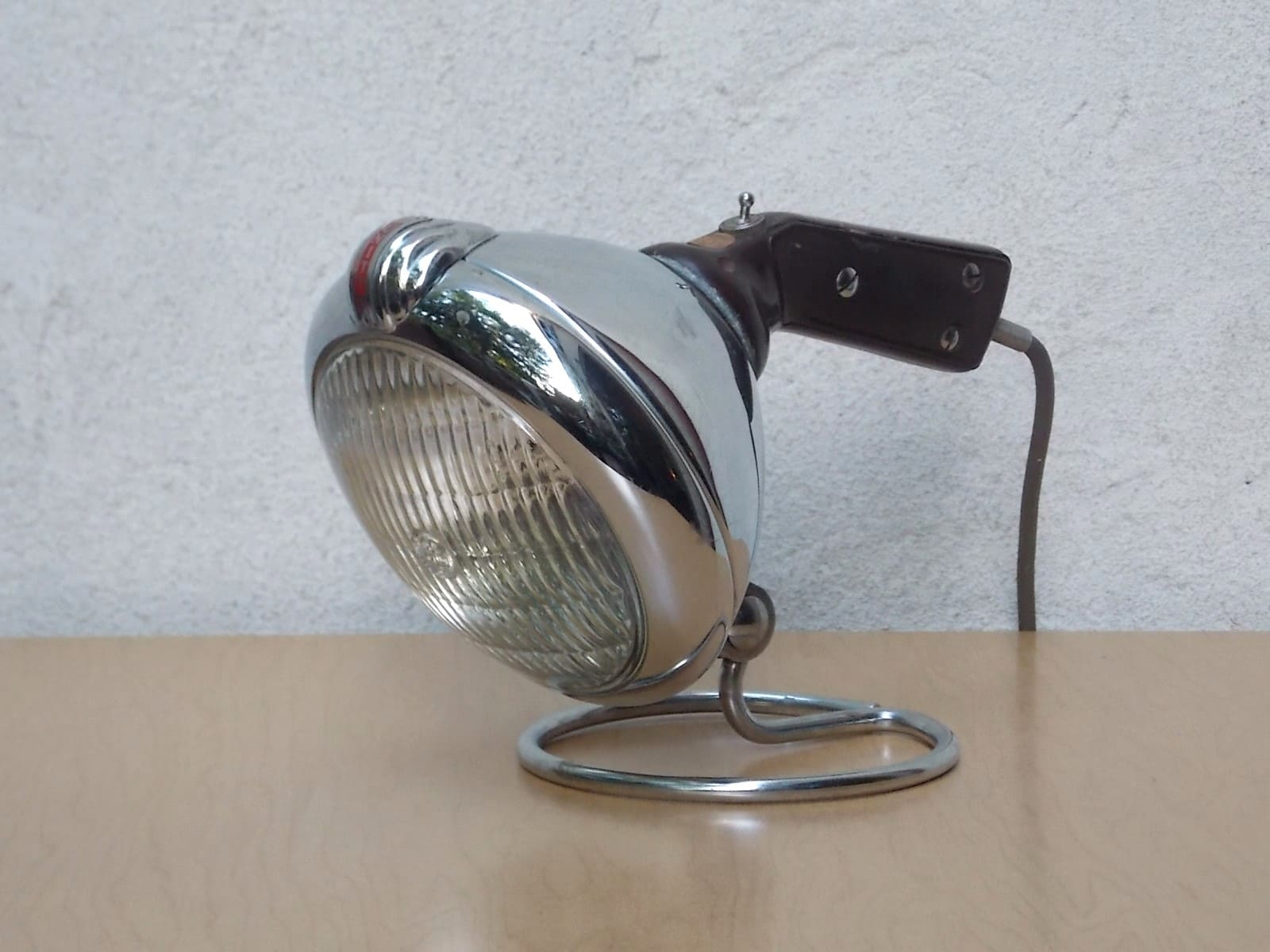 I Like Mike's Mid Century Modern spotlight Unity Vintage Handheld Spotlight, Chrome Headlight Lamp