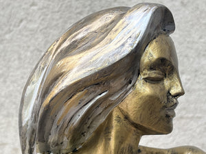 I Like Mike's Mid Century Modern table sculpture The Cameo by Alexander Danel, 1989 Austin Productions