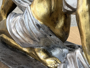 I Like Mike's Mid Century Modern table sculpture The Cameo by Alexander Danel, 1989 Austin Productions