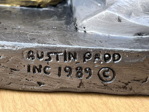 I Like Mike's Mid Century Modern table sculpture The Cameo by Alexander Danel, 1989 Austin Productions