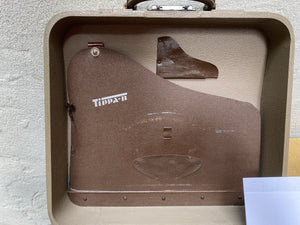 I Like Mike's Mid Century Modern typewriter Gossen Tippa Vintage Portable Typewriter in Case