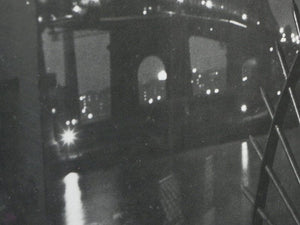 I Like Mike's Mid-Century Modern Wall Decor & Art Andre Kertesz "Of Paris and New York" Exhibition Poster 1985 Queensborough Bridge