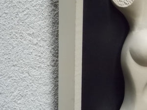 I Like Mike's Mid-Century Modern Wall Decor & Art Black & White Abstract Nude Wall Sculpture, Male & Female