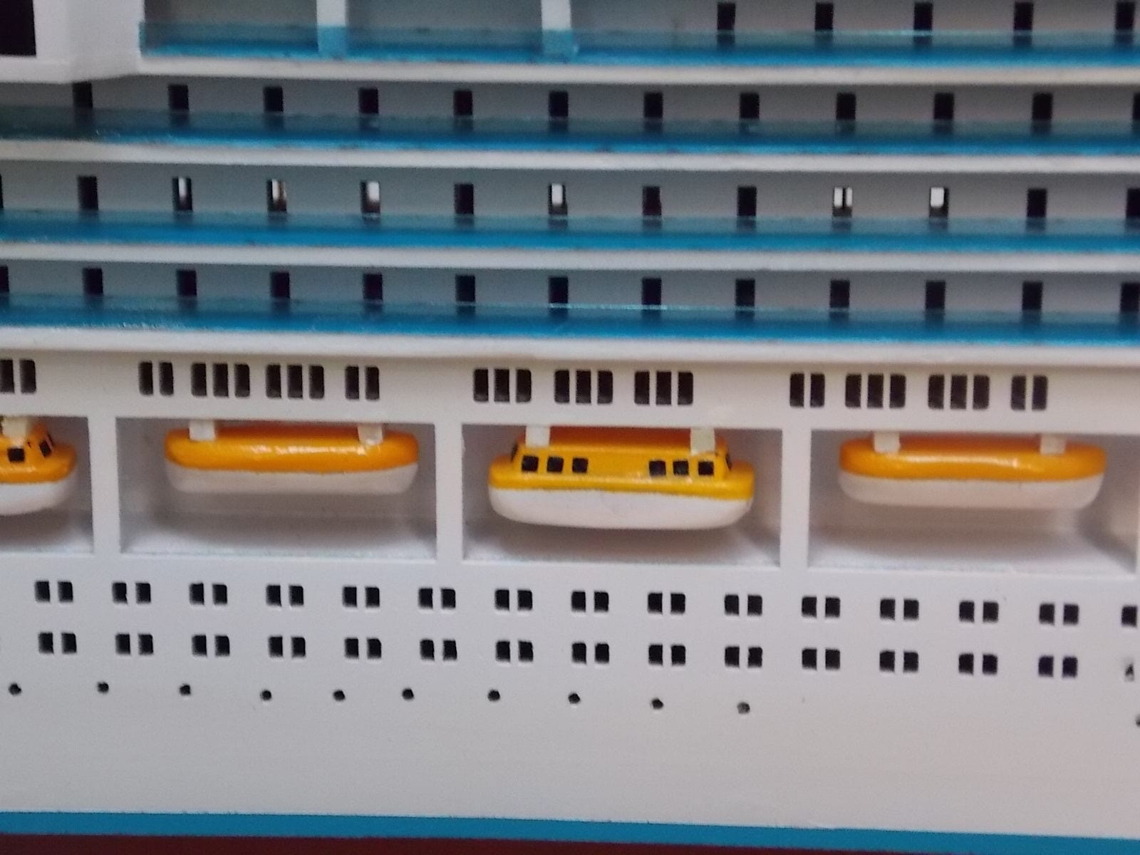 I Like Mike's Mid Century Modern Wall Decor & Art Costa Fortuna Model Cruise Ship Table Sculpture