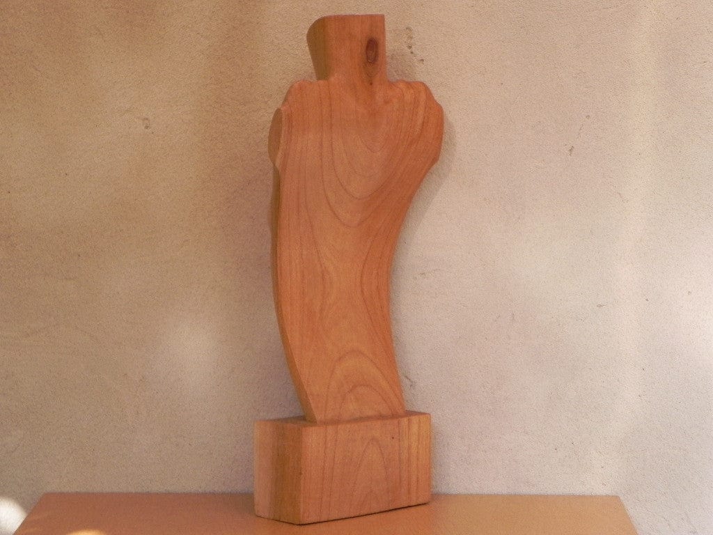 I Like Mike's Mid Century Modern Wall Decor & Art Female Nude Wood Torso Table Sculpture