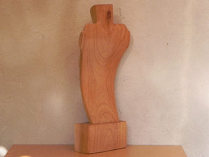 I Like Mike's Mid Century Modern Wall Decor & Art Female Nude Wood Torso Table Sculpture