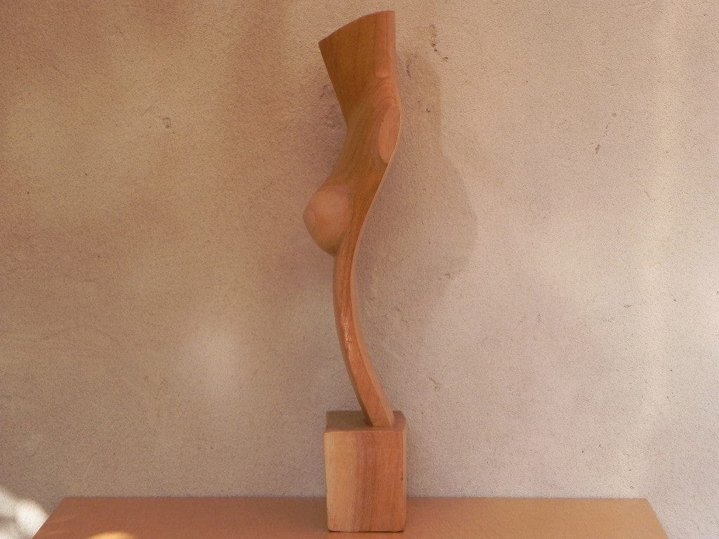 I Like Mike's Mid Century Modern Wall Decor & Art Female Nude Wood Torso Table Sculpture
