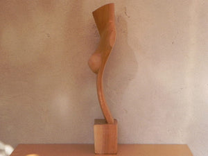I Like Mike's Mid Century Modern Wall Decor & Art Female Nude Wood Torso Table Sculpture