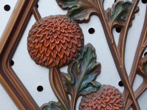 I Like Mike's Mid-Century Modern Wall Decor & Art Four Seasons Syroco Diamond Wall Hangings
