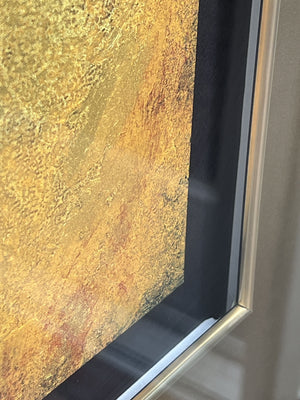 I Like Mike's Mid Century Modern Wall Decor & Art Framed Black and Gold Nude by Garard Art from 2005