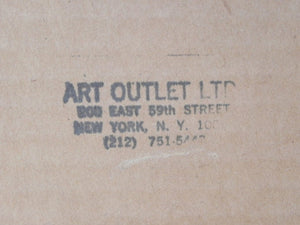 I Like Mike's Mid Century Modern Wall Decor & Art Framed Print, Charcoal Drawing of Bathing Women in the Tropics