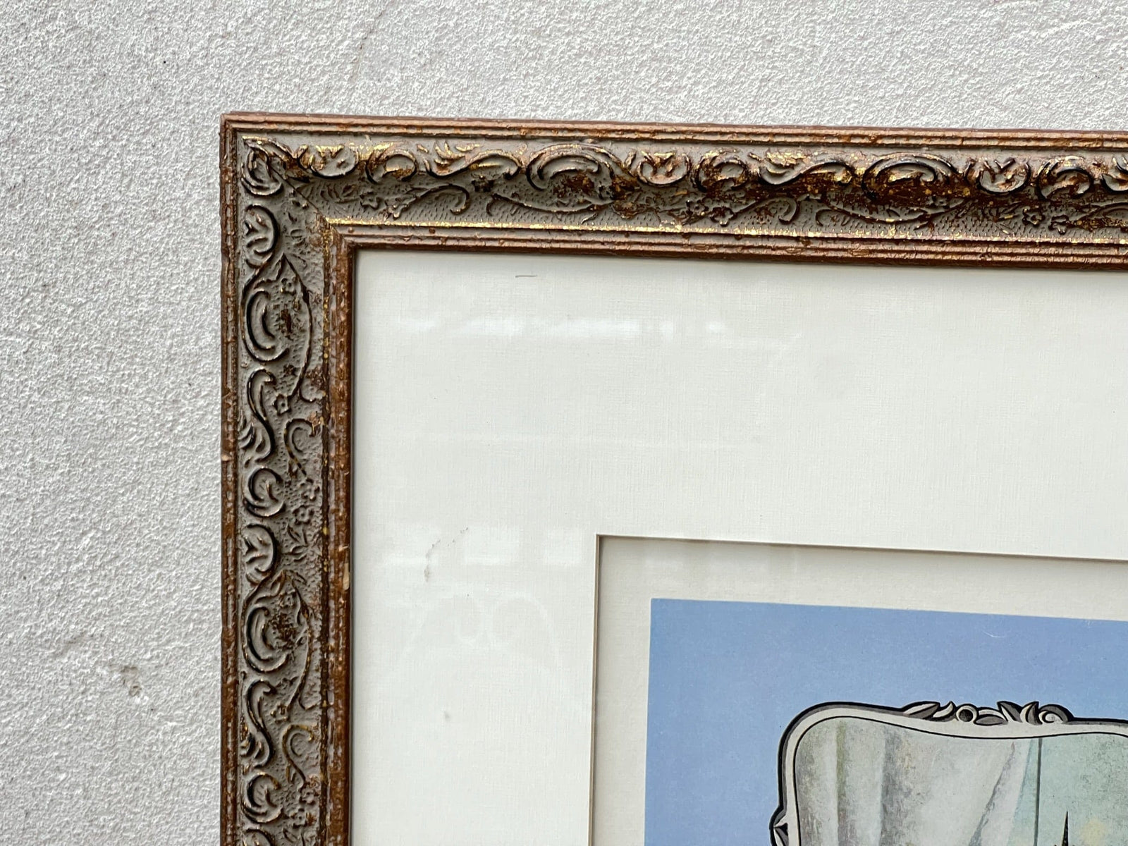 I Like Mike's Mid Century Modern Wall Decor & Art Framed Vintage Ad, "Diane Watch, Une Creation Universal Genieve", Paris 1952