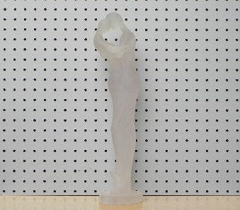 I Like Mike's Mid Century Modern Wall Decor & Art Frosted Lucite Acrylic Embracing Couple Table Sculpture