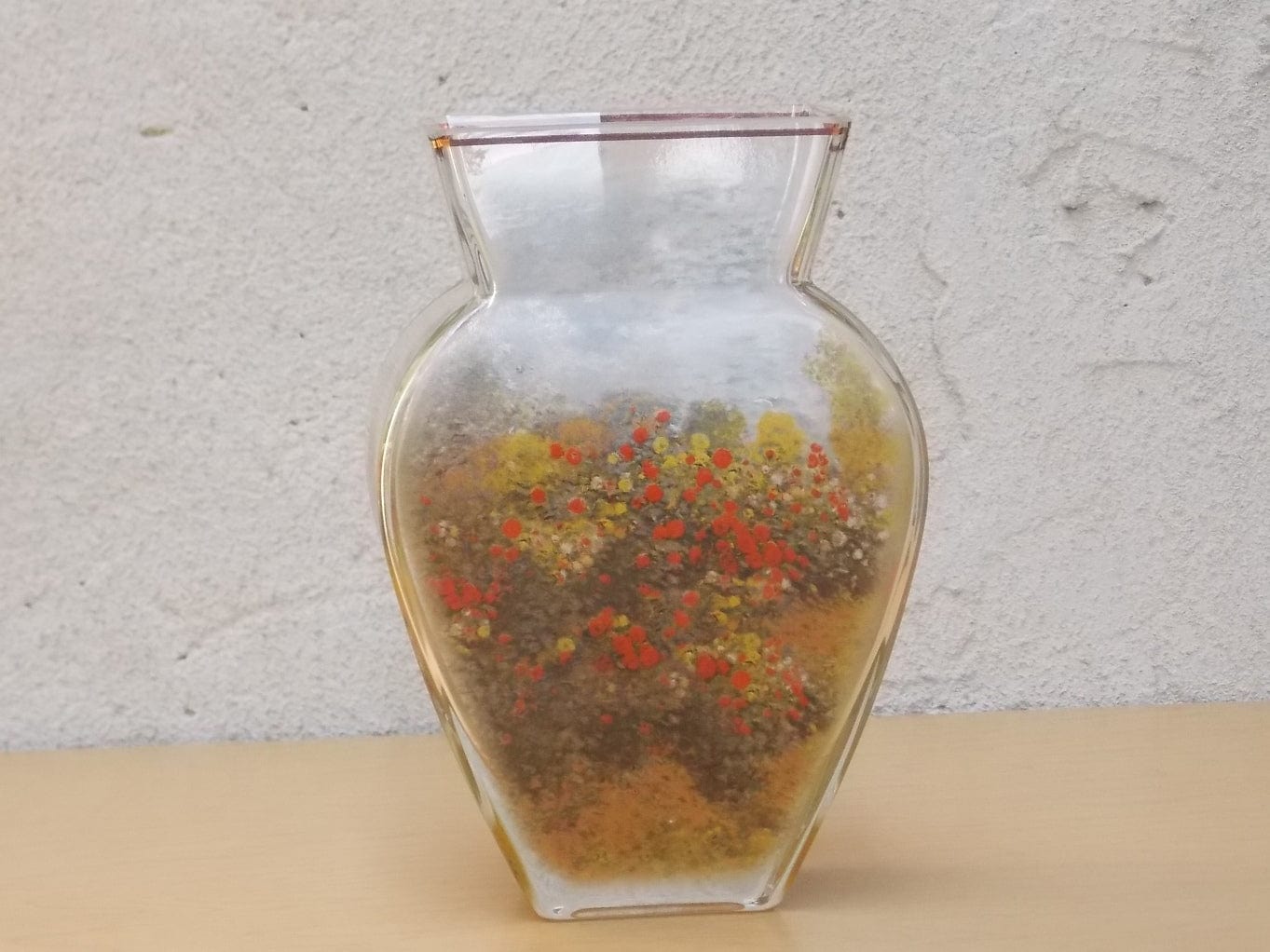 I Like Mike's Mid Century Modern Wall Decor & Art Goebel Glass Claude Monet Vase, La maison de l'artiste