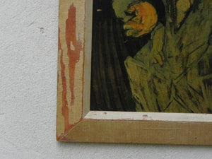 I Like Mike's Mid Century Modern Wall Decor & Art "La Goulue Arriving at The Moulin Rouge With Two Women" Toulouse-Lautrec Print on Board