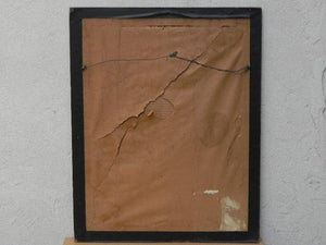 I Like Mike's Mid Century Modern Wall Decor & Art "La Goulue Arriving at The Moulin Rouge With Two Women" Toulouse-Lautrec Print on Board