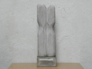 I Like Mike's Mid Century Modern Wall Decor & Art Large Abstract Modern Couple Sculpture, Frank Salzman, 1992