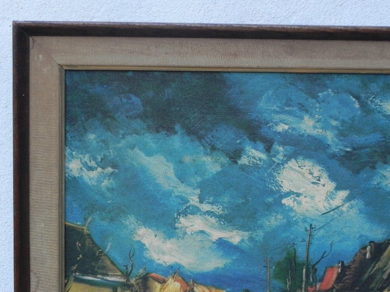 I Like Mike's Mid Century Modern Wall Decor & Art Maurice Vlaminck European Landscape, Framed by Turner Wall Accessories