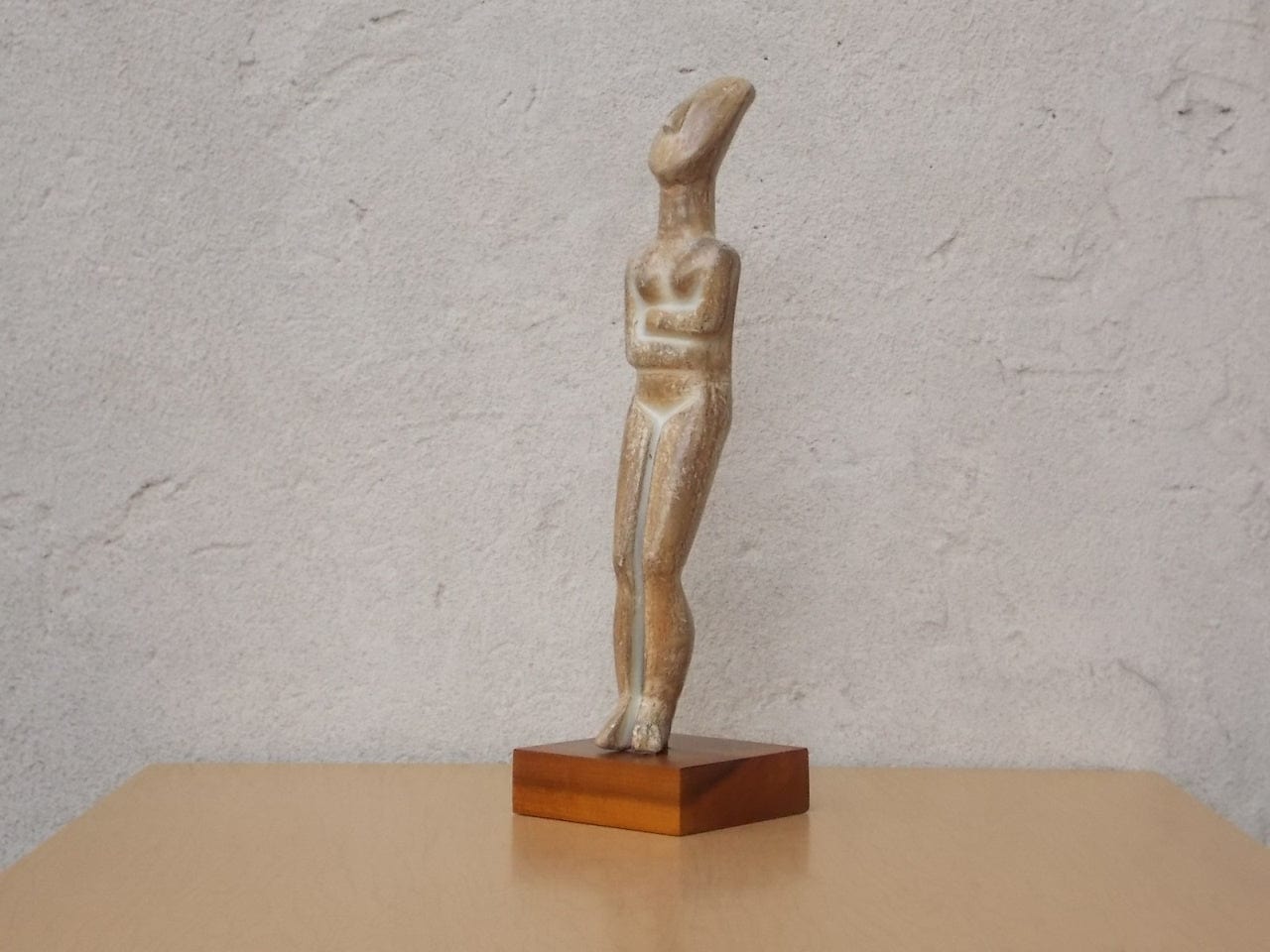 I Like Mike's Mid Century Modern Wall Decor & Art Metropolitan Museum of Art Greek Female Cycladic Figure, Table Sculpture