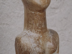 I Like Mike's Mid Century Modern Wall Decor & Art Metropolitan Museum of Art Greek Female Cycladic Figure, Table Sculpture