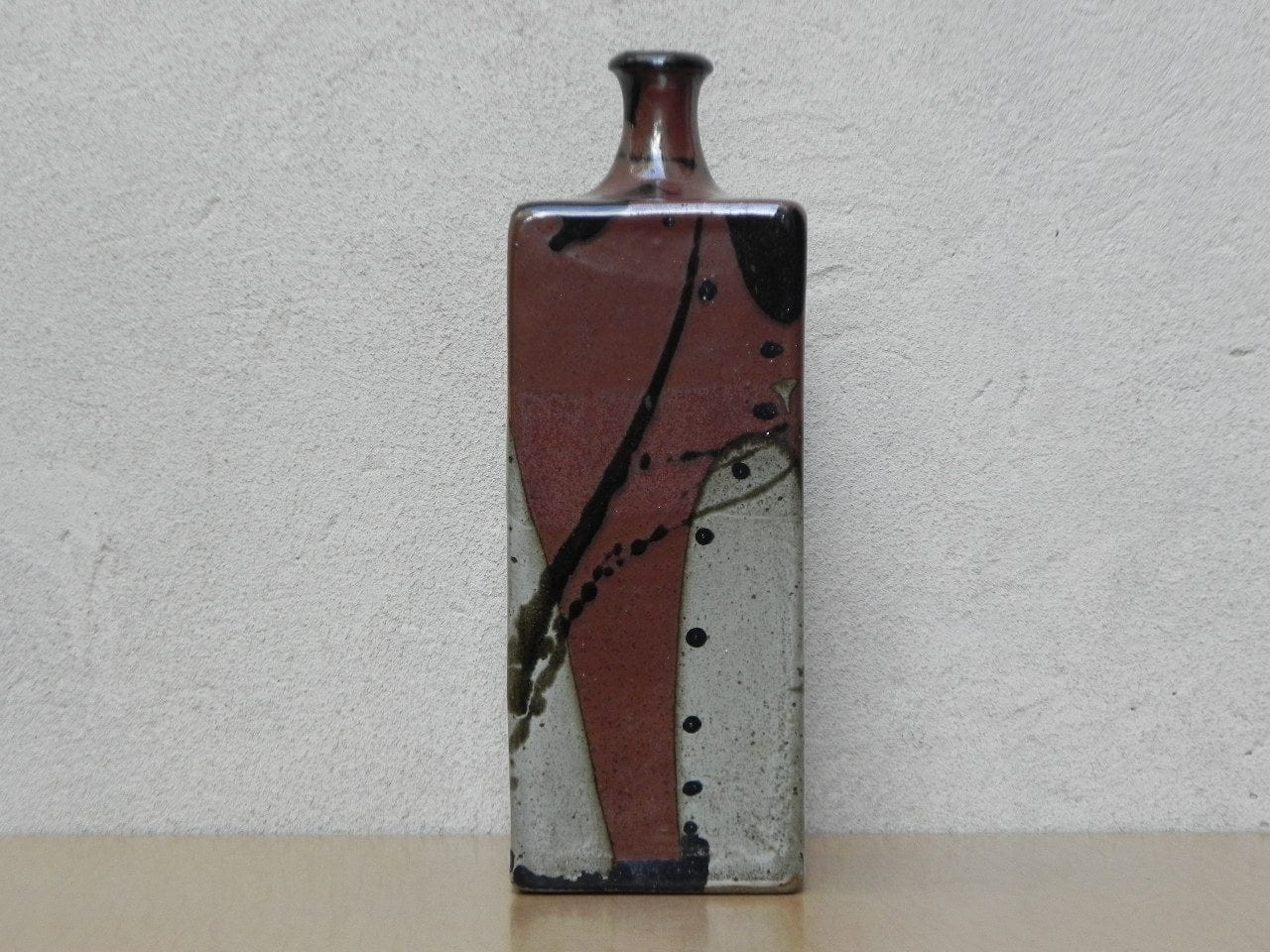 I Like Mike's Mid Century Modern Wall Decor & Art Mid Century Modern Rectangle Ceramic Vase by Frank Salzman