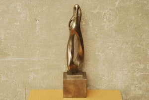 I Like Mike's Mid-Century Modern Wall Decor & Art Modern Contemporary Pewter-Like Abstract Table Sculpture