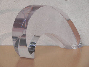 I Like Mike's Mid Century Modern Wall Decor & Art Modern Lucite Acrylic Table Sculpture