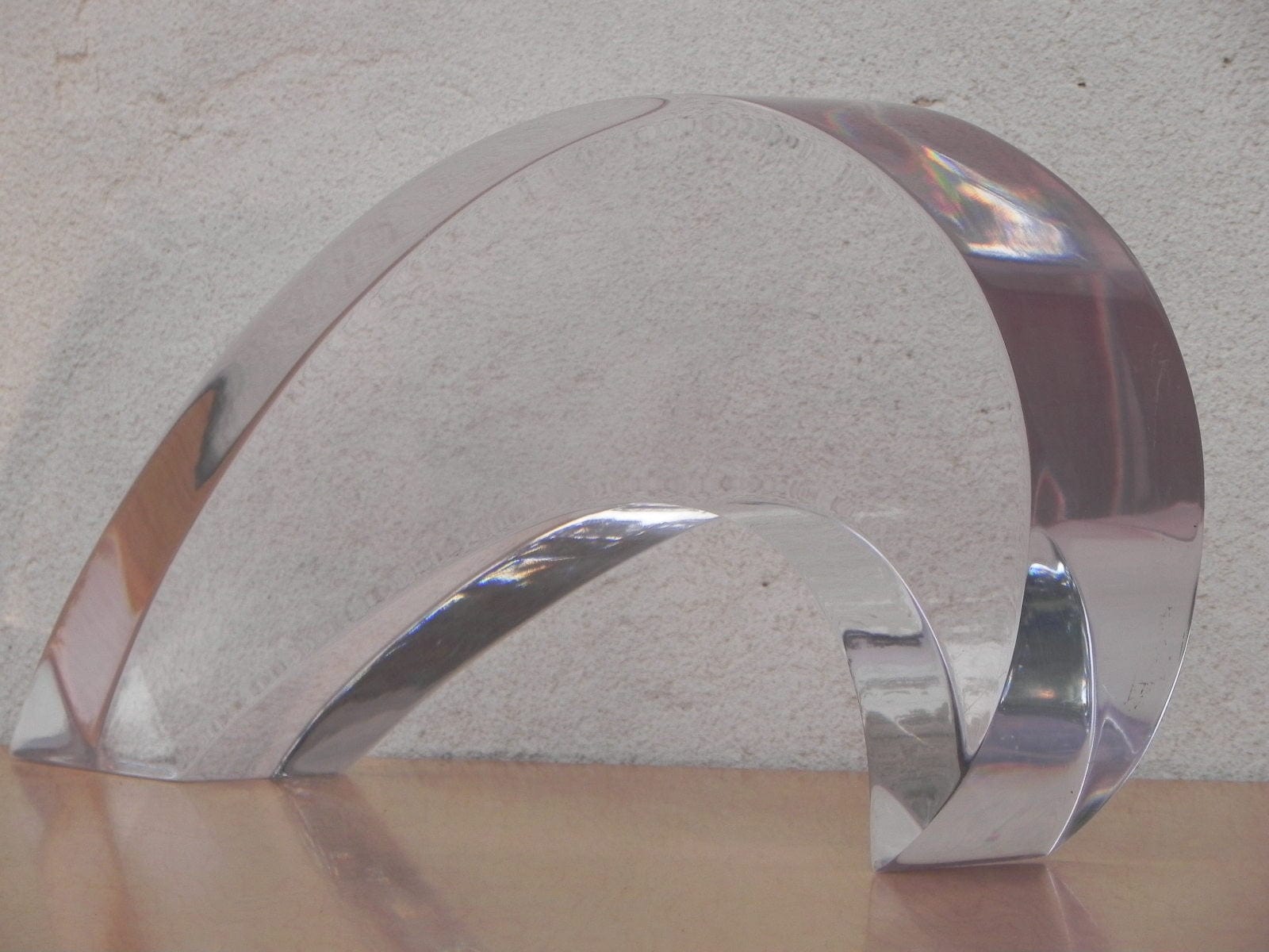 I Like Mike's Mid Century Modern Wall Decor & Art Modern Lucite Acrylic Table Sculpture