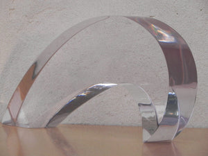 I Like Mike's Mid Century Modern Wall Decor & Art Modern Lucite Acrylic Table Sculpture
