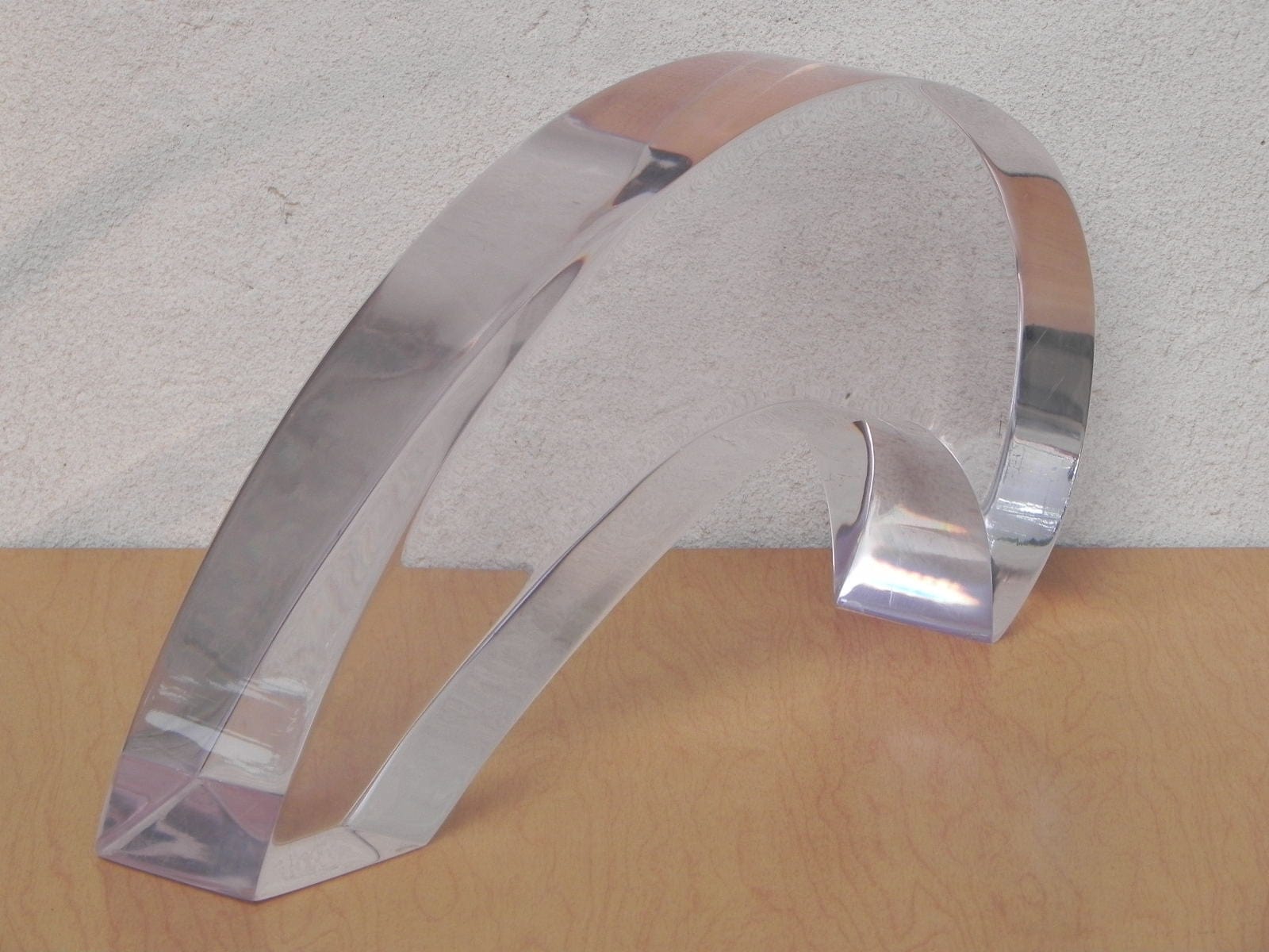 I Like Mike's Mid Century Modern Wall Decor & Art Modern Lucite Acrylic Table Sculpture