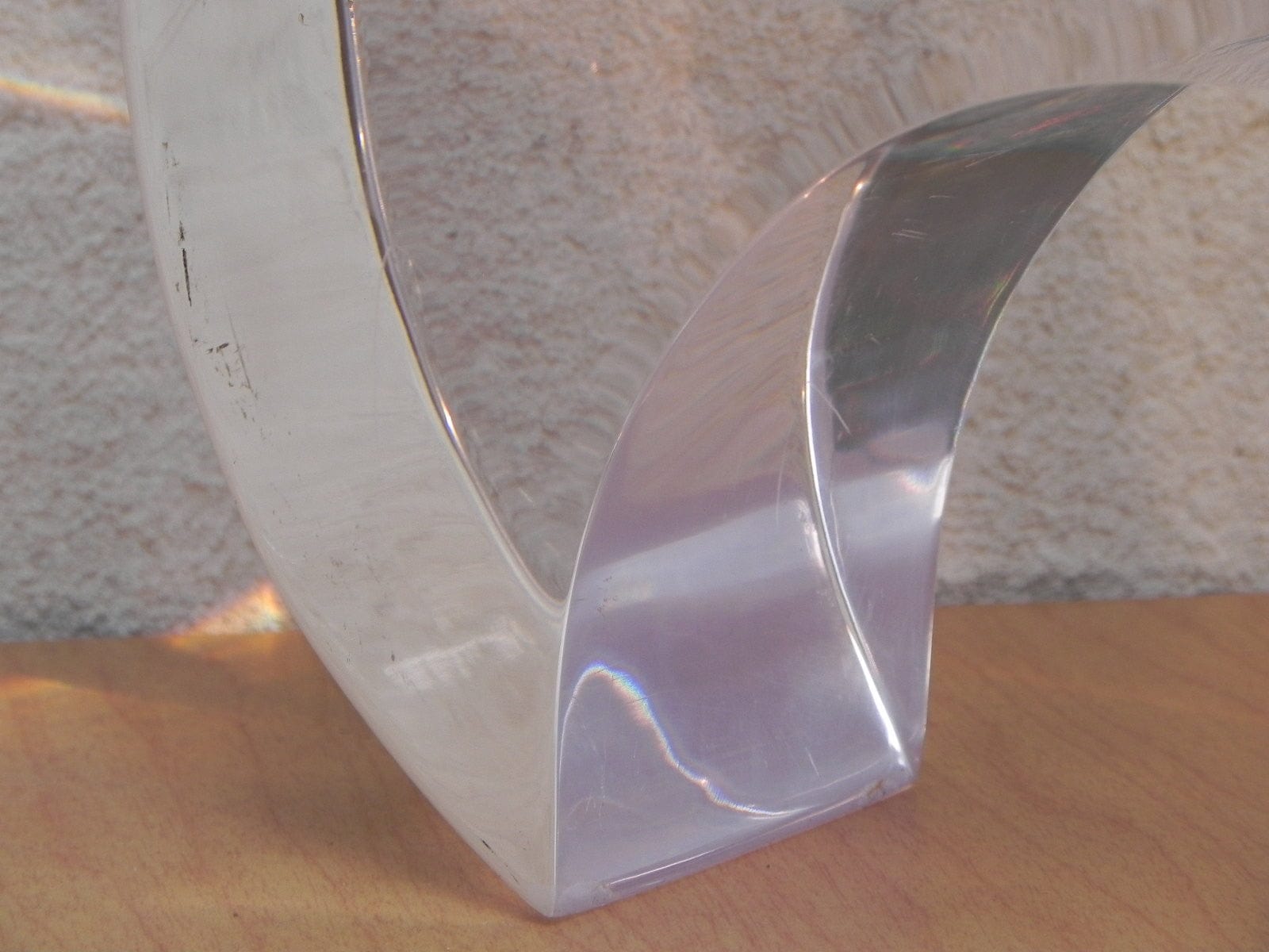 I Like Mike's Mid Century Modern Wall Decor & Art Modern Lucite Acrylic Table Sculpture