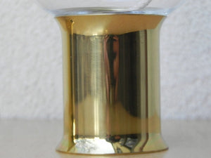 I Like Mike's Mid-Century Modern Wall Decor & Art Pair Vintage Glass Brass Danish Oil Lamps, New In Box