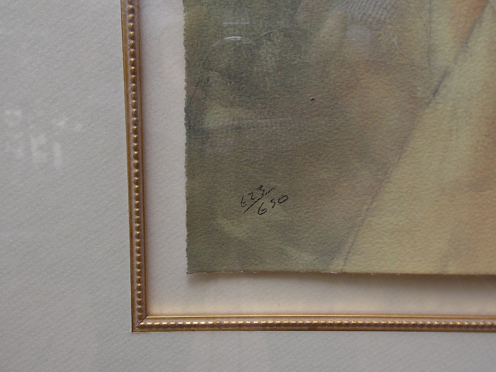 I Like Mike's Mid Century Modern Wall Decor & Art Quiet Movement 11 by Gary Benfield, Large Framed Seriograph, Signed & Numbered
