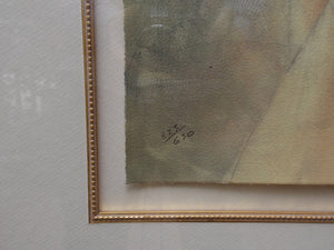 I Like Mike's Mid Century Modern Wall Decor & Art Quiet Movement 11 by Gary Benfield, Large Framed Seriograph, Signed & Numbered