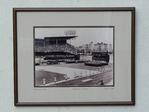 I Like Mike's Mid Century Modern Wall Decor & Art Rare Brooklyn Dodgers Opening Day Photographic Print, Framed, Ebbets Field