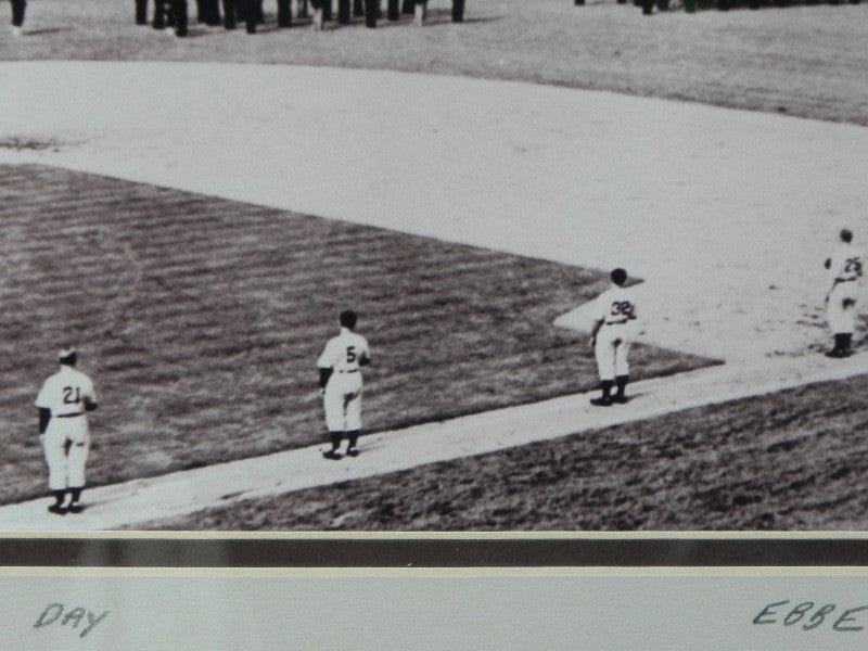 I Like Mike's Mid Century Modern Wall Decor & Art Rare Brooklyn Dodgers Opening Day Photographic Print, Framed, Ebbets Field