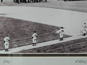 I Like Mike's Mid Century Modern Wall Decor & Art Rare Brooklyn Dodgers Opening Day Photographic Print, Framed, Ebbets Field