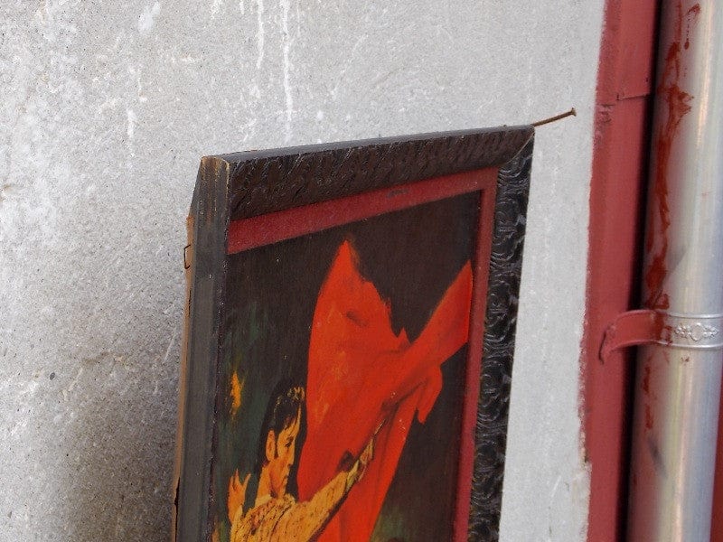 I Like Mike's Mid-Century Modern Wall Decor & Art Rico Tomaso Matador Bullfight Framed Print on Board