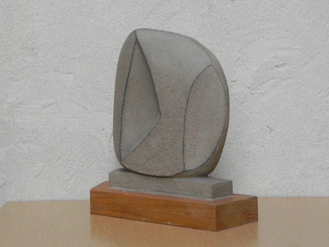 I Like Mike's Mid Century Modern Wall Decor & Art Round Abtract Modern Geometic Table Sculpture by Frank Salzeman