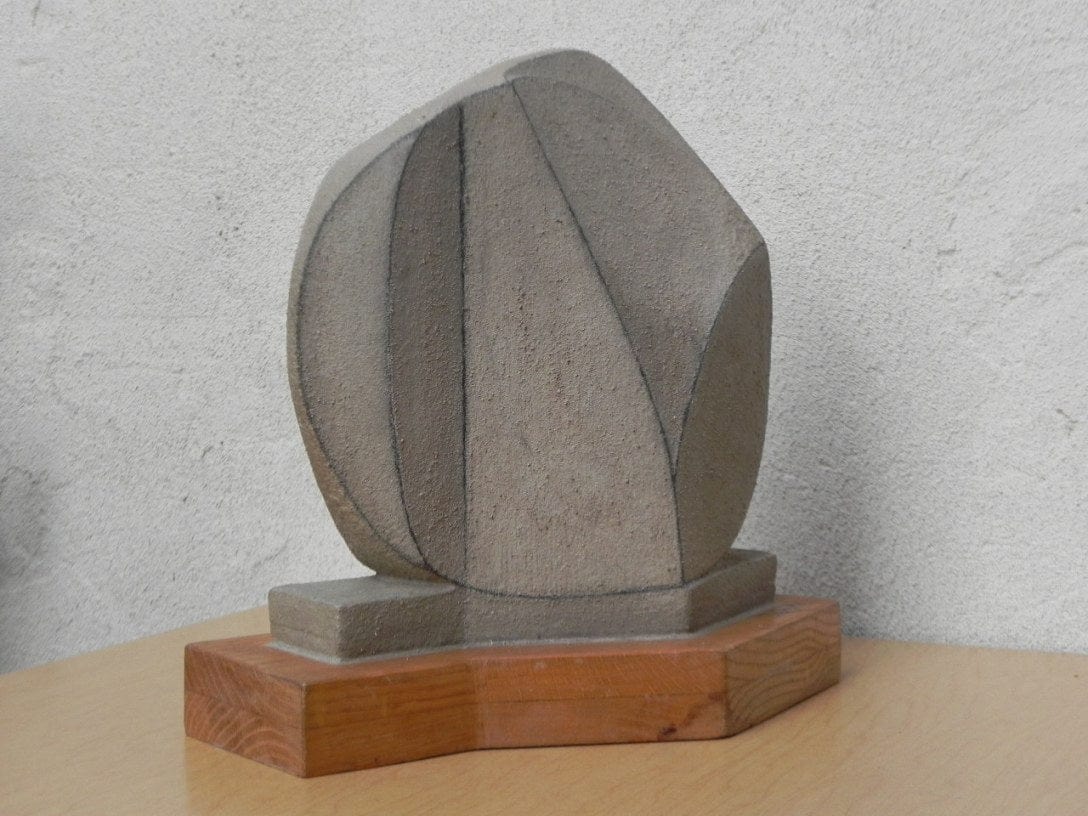 I Like Mike's Mid Century Modern Wall Decor & Art Round Abtract Modern Geometic Table Sculpture by Frank Salzeman